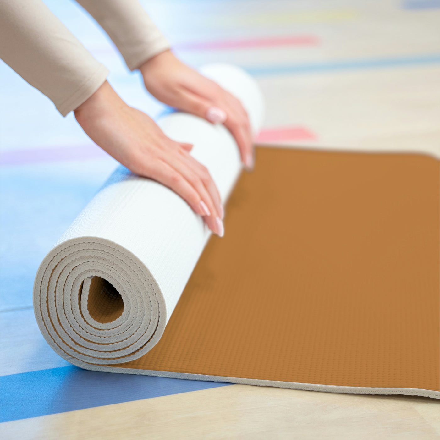 Foam Mat Light Brown