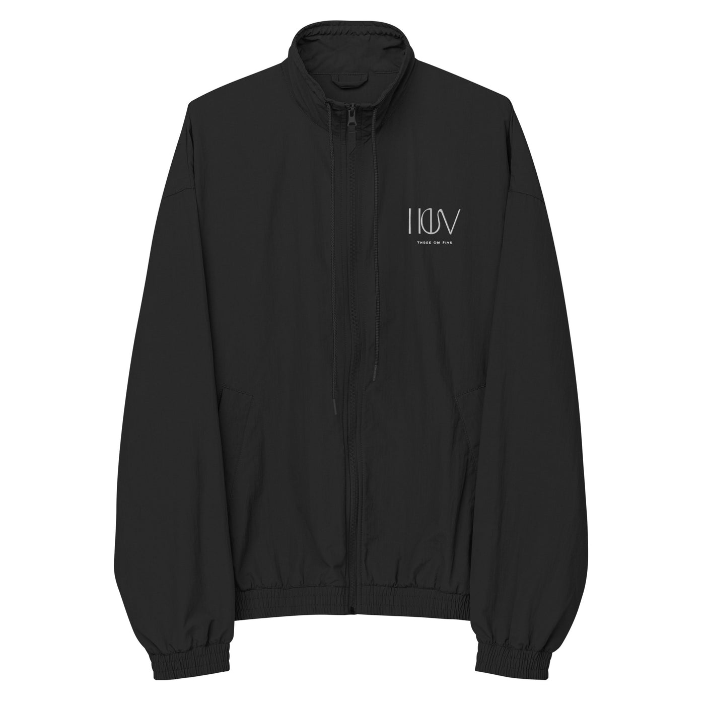 Recycled Tracksuit Jacket Black